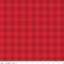 Peace on Earth by Riley Blake - Checks C13455 RED