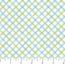 Peas In A Pod - Flannel - Northcott - Check Blue F29038-41