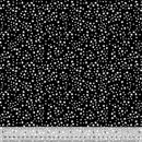 Pen & Ink by Windham Fabrics - Superstar White on Black 53564-2 Black
