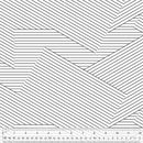 Pen & Ink by Windham Fabrics - Take Note Black on White 53563-1 White