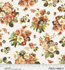 Petal Bouquet by P&B Textiles - Floral on Cream 4960-E