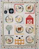 Petting Zoo - SAMPLE - Pieced Top 39" x 50" (binding incl)