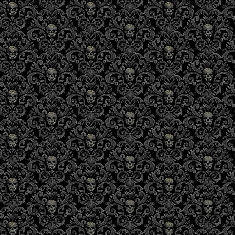 Pick Your Poison - Timeless Treasures - Skull Damask CD3598