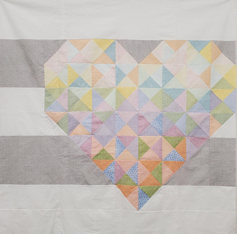 Piece & Love FLANNEL SAMPLE - Pieced Top 58" x 58"