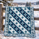 Pines & Stars Quilt KIT - 80" x 98" includes binding