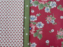 Pink Floral Pillowcase KIT -  - Fabric for body, band & cuff with pattern