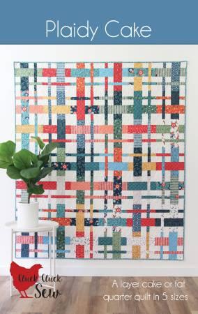 Plaidy Cake Quilt PATTERN - by Cluck Cluck Sew - CCS217