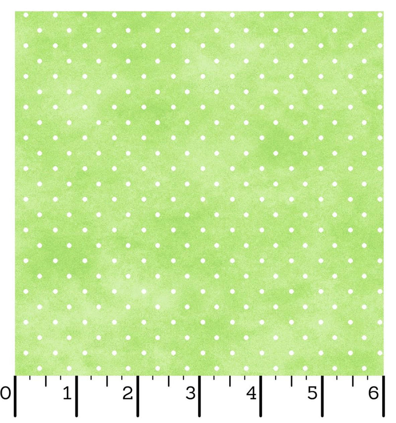 Playtime Flannel - Maywood Studio - Tiny Dot Green F10690M-G