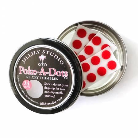 Poke-A-Dots Sticky Thimbles - 24 Dots in a tin by Jillily Studio