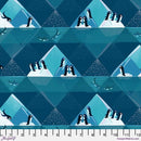 Polar Seas by Freespirit - Penguin Playground - Turquoise PWKT032.XTURQUOISE