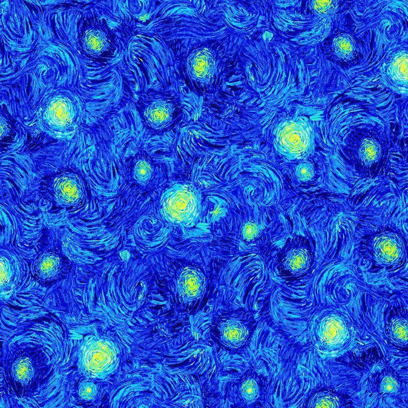 Poppy Dreams by Timeless Treasures - Swirling Texture Sky CD-3226-Starry