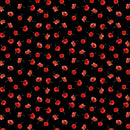 Poppy Passion by Timeless Treasures - Tossed Poppies CD3809-BLACK
