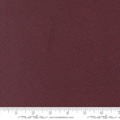 Prairie Gatherings Flannel - Moda - Merlot 549312F-19
