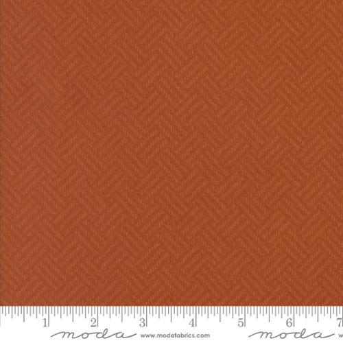 Prairie Gatherings Flannel - Moda - Rust 549312F-21