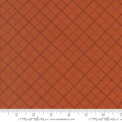 Prairie Gatherings Flannel - Moda - Rust 549315F-21