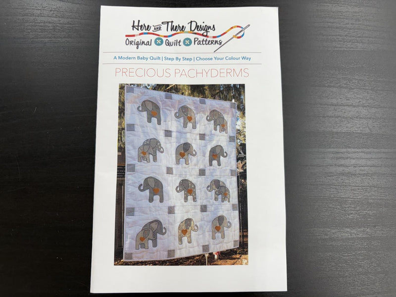 Precious Pachyderms PATTERN by Here and There Designs