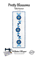 Pretty Blossoms Table Pattern by Quilter's Bouquet - 12" x 36"