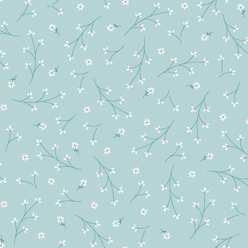 Pretty Petals by Maywood - Aqua MAS8260-Q