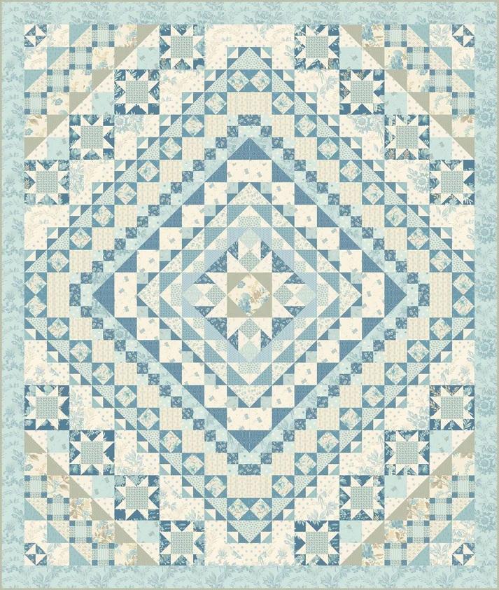 Primrose - Sewing Bird FULL KIT - 66.5" x 78.5" includes binding