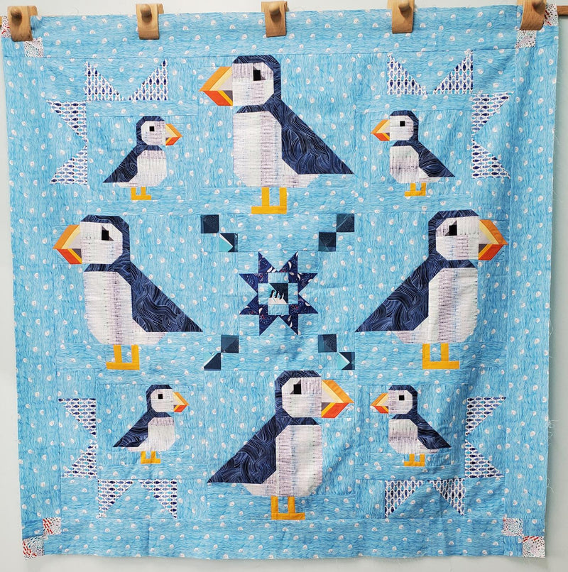 Puffin Star Quilt Kit - 52.5" x 52.5" (incl binding)