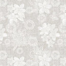Purely Neutral by Blank Quilting - PURELYNEUTRA-B-3516-90 - Flowers & Circles Grey