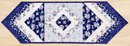 Purple Table Runner - SAMPLE - FINISHED - Quilted & Bound - 15.5" x 46.5"