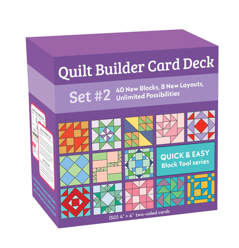 Quilt Builder Card Deck - 40 blocks 8 layouts - Set 2