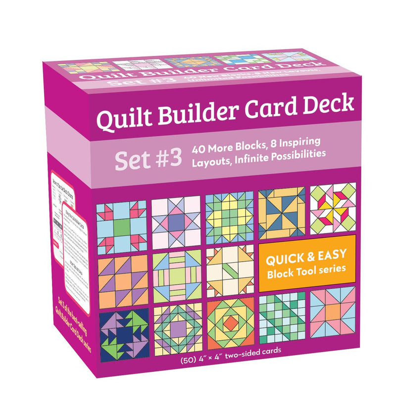 Quilt Builder Card Deck - 40 blocks 8 layouts - Set 3