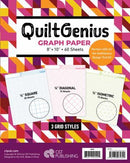 Quilt Genius Graph Paper - 8" x 10"  60 sheets