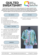 Quilted Sweatshirt (Sunday September 20, 2026)