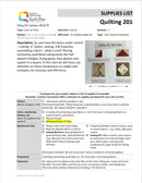 Quilting 201 (November 28, 2025)