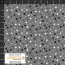 Quilting Rainbow by Stof - Grey Different Dots 4512-961