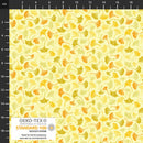 Quilting Rainbow by Stof - Light Yellow Ginkgo Leaf 4512-952