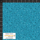 Quilting Rainbow by Stof - Turquoise Stars 4512-918