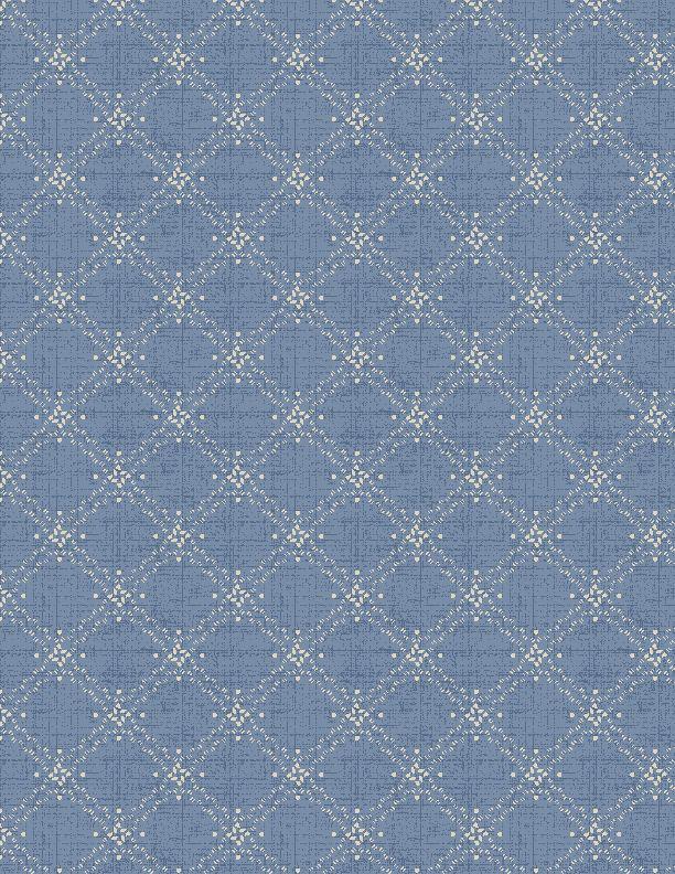 Radiance by Wilmington Prints - Diamond Grid Denim 1803-98746-401