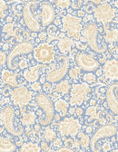 Radiance by Wilmington Prints - Floral and Paisley Light Denim 1803-98742-412