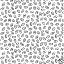 Ramblings Salt & Pepper by P&B Textiles - Bl Swirls on Wh 4953WK