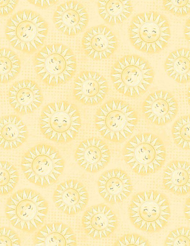 Reach for the Stars by Wilmington - Tossed Sun Yellow 3008-96468-551