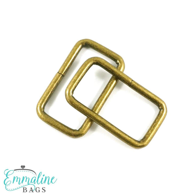 Rectangular Rings 1.5"- 4PACK-  Antique Brass EBREC-38-AB