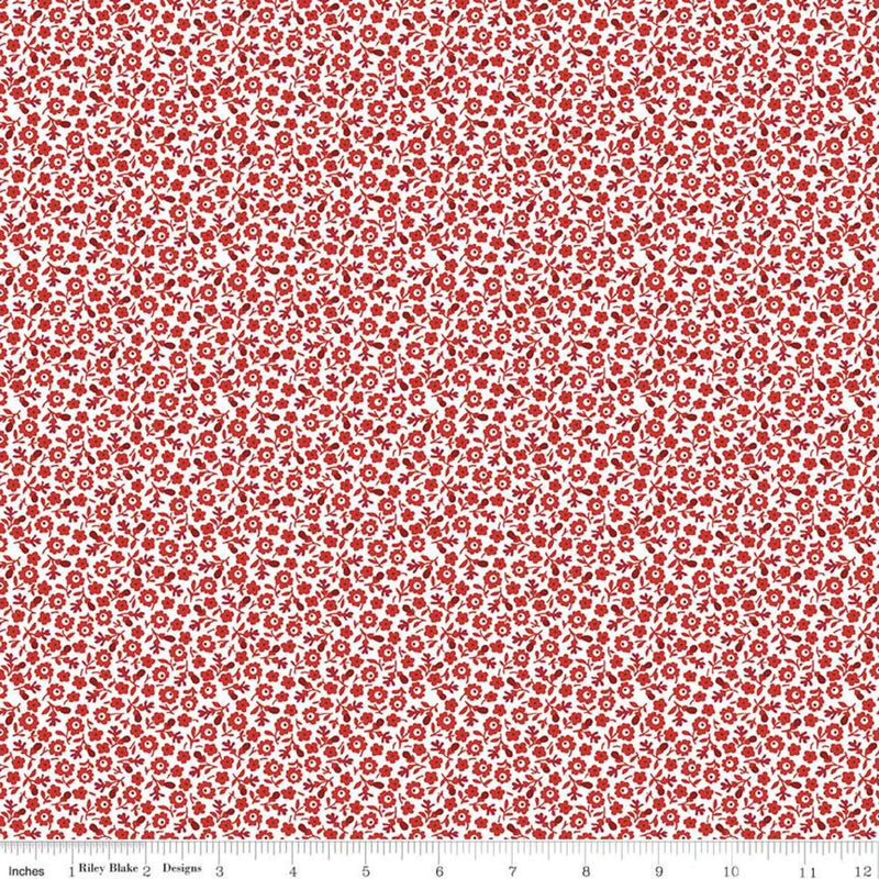 Red Hot by Riley Blake - Calico Red RBC11670 OFWT