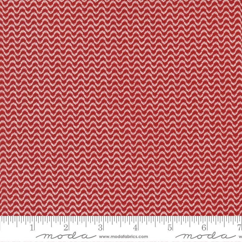 Red and White Gatherings by Moda - Crimson 49195-13