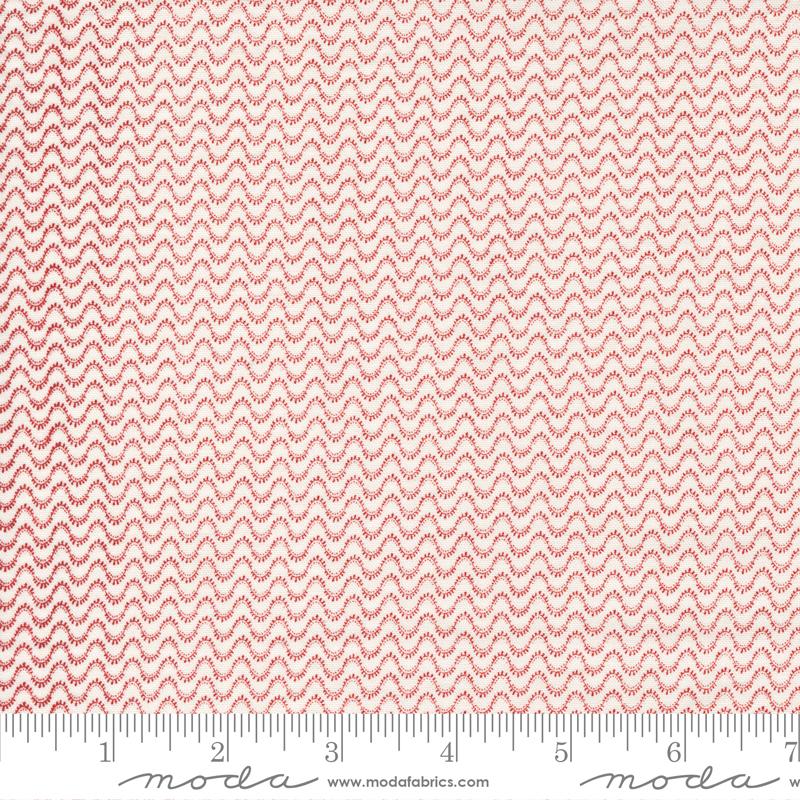Red and White Gatherings by Moda - Vanilla 49195-11