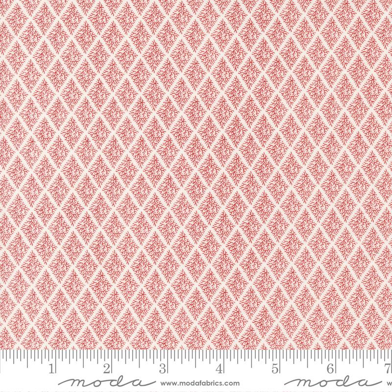 Red and White Gatherings by Moda - Vanilla 49196-11