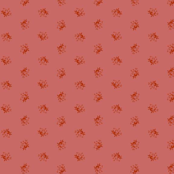 Repro Red by Marcus Fabrics - Betsy's Berries Pink R3113