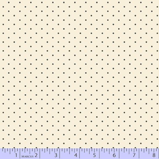 Repro Red by Marcus Fabrics - Daphne's Dots Cream R3120