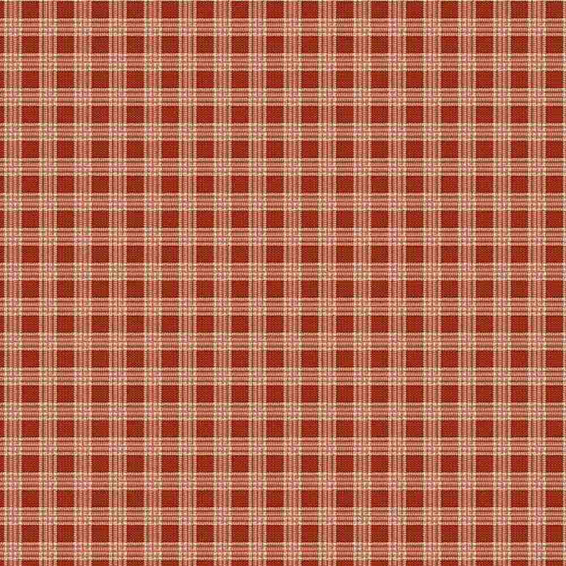 Repro Red by Marcus Fabrics - Pearl's Plaid Red R3122