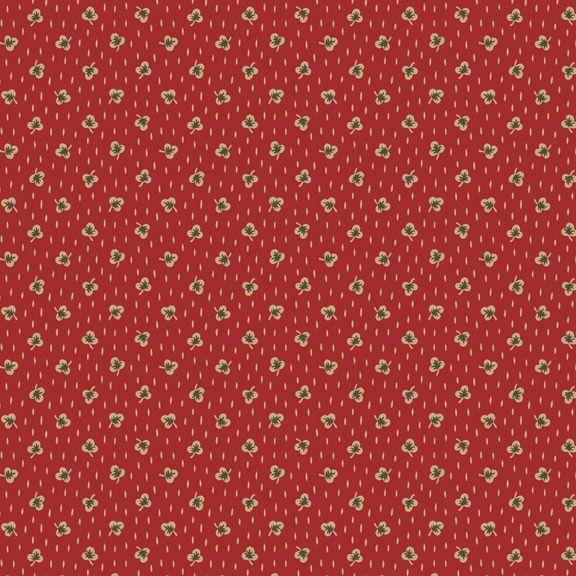 Repro Red by Marcus Fabrics - Polly's Posy Red R3116