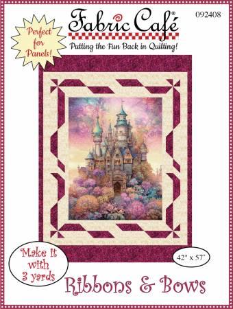 Ribbons & Bows Quilt KIT - Purple - 42" x 57" - includes binding