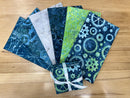 Ride On 4 Batik (6pc) FQ Bundle - (approx 20" x 22")