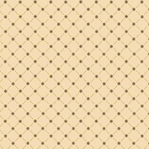 Right as Rain by Kim Diehl for Henry Glass - Cross Hatch Cream 9846-40